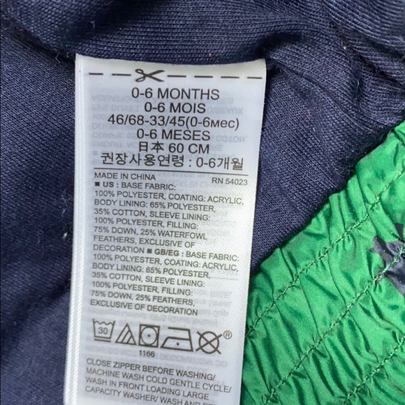 Baby Gap Dinosaur Puffer Coat - Picture 6 of 6
